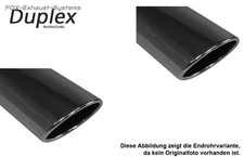  Duplex Race-Komplettanlage ab Kat Ø70mm-System Seat Altea XL 5P 129x160mm