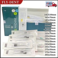 Sterile 14G-30G Blunt Tip Micro Cannula Needle Injectable Acid Filler 16 Sizes