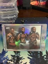 Jon Jones /25 Red 2024 Topps Gold Label UFC - Time Lapse