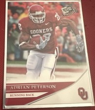 2007 Press Pass   #11 Adrian Peterson  Oklahoma Sooners Football Card K2