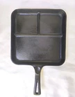 Vintage Wagner Ware Sidney O Cast Iron Bacon & Egg Breakfast Skillet Fry Pan