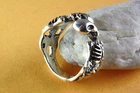 Skeleton Skull Toten Kopf Gothic Silver Ring 925 Real Silver / 325