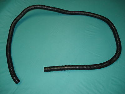 5 feet 3/4 inch ID split wire loom, black flexible convoluted conduit tubing