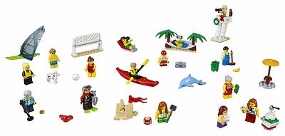 Lego City Town 60153 People Pack Fun At The Beach Construction