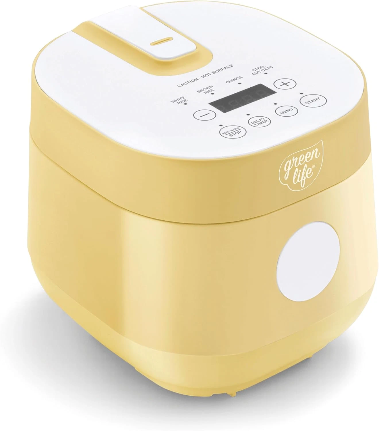 4-Cup Digital Rice Cooker, PFAS & Pfoa-Free Removable Ceramic Dishwasher Safe Po