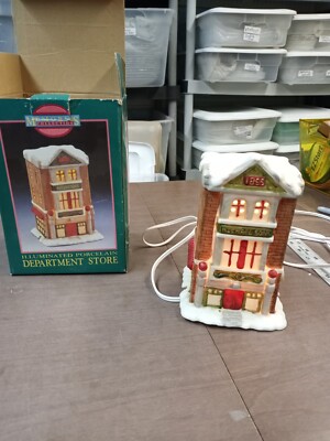 Memories collection illuminated porcelain department store michaelsons(XmasD)