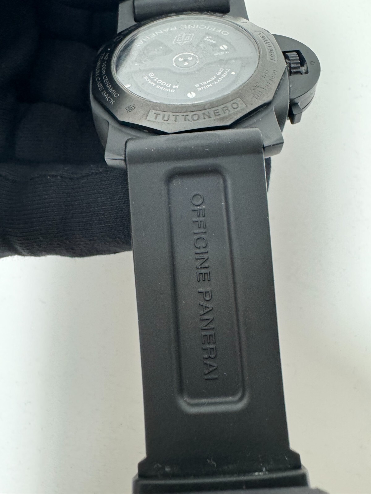Panerai Luminor Tuttonero 1950 3 Days Limited Edition PAM00438 GMT Wristwatch image 4