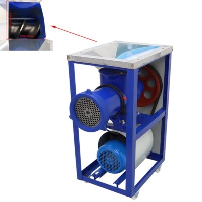 #62 Bone Crusher Meat Feed Processer Meat Grinder w/ Cutter 220V 4KW 500-600kg/h
