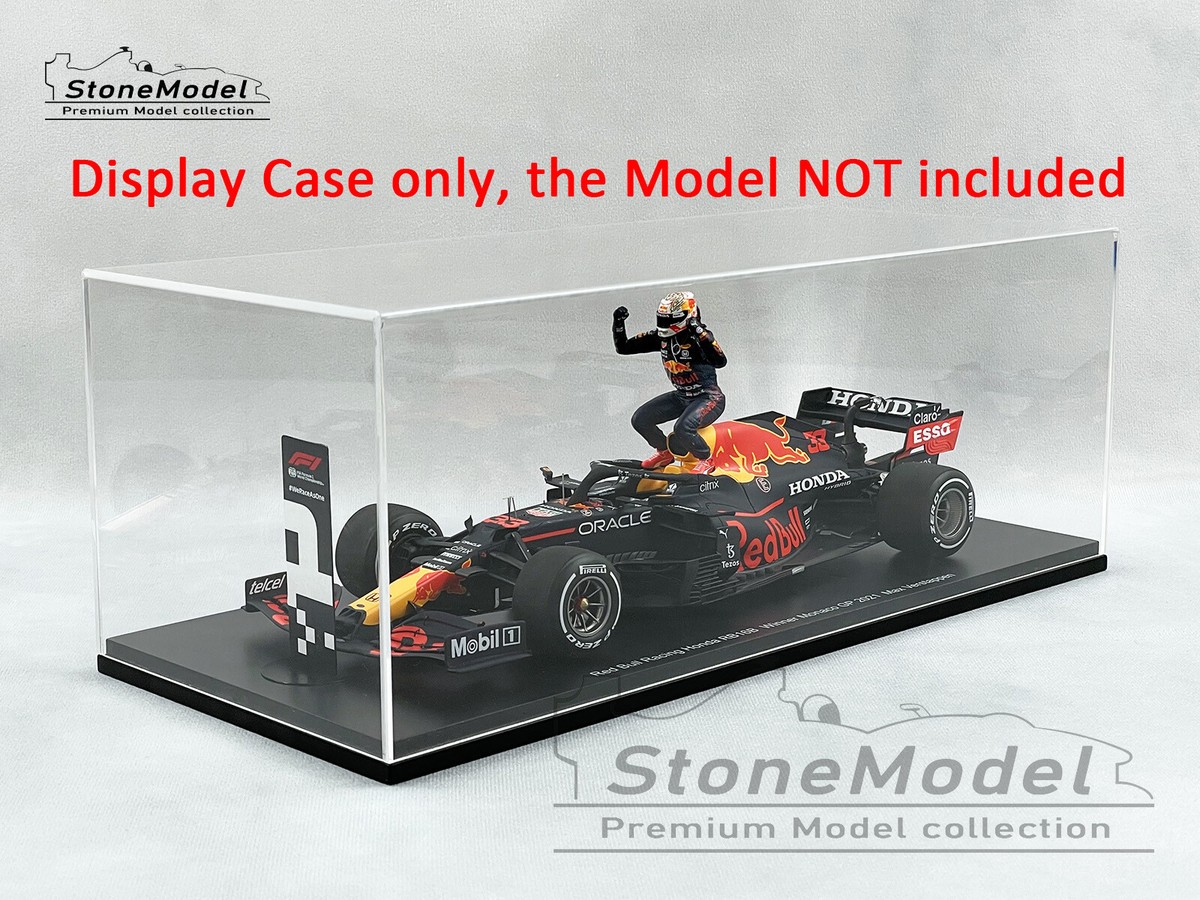 スパーク　1/18 レッドブル　RB16B アクリル照明付ケース　redbull Display Case for Red Bull F1 RB16B Max Verstappen Monaco