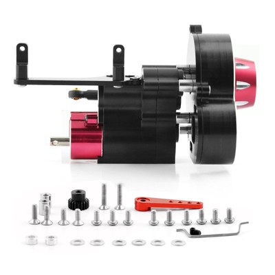 2-Speed Metal Transmission Gearbox For Axial SCX10 I II III 1/10 RC Car