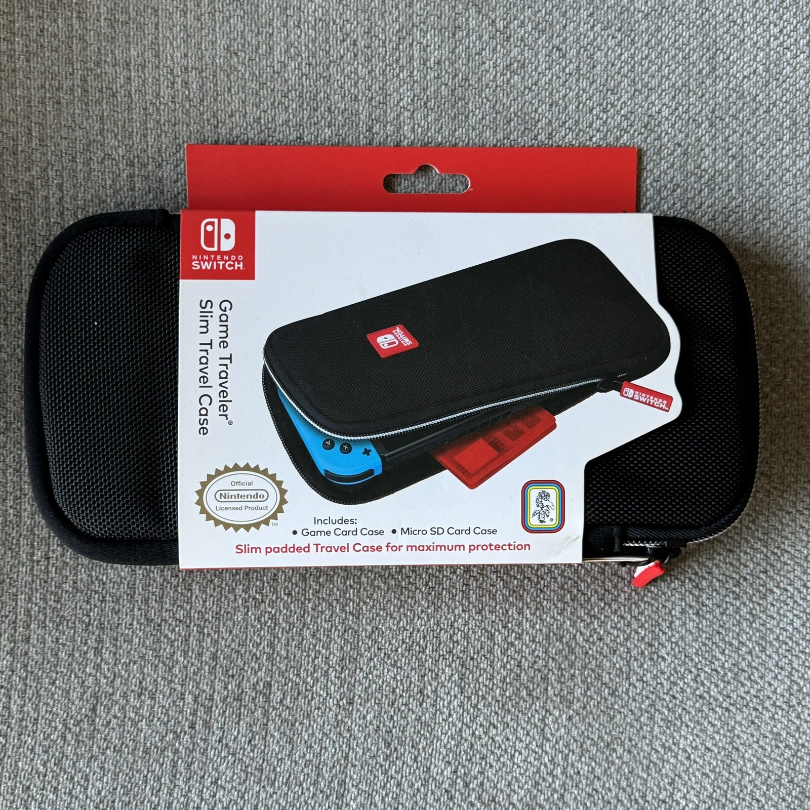Nintendo Switch Game Traveler Slim Travel Case w/ Game Cards (Black NNS15)-image