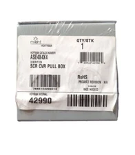 Hoffman 42990, ASE 4" X 4" X 4" SCR CVR Pull Box
