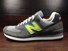 New Balance US574CY National Parks Made in USA (Castle Rock Grey / Lime) Mens 8