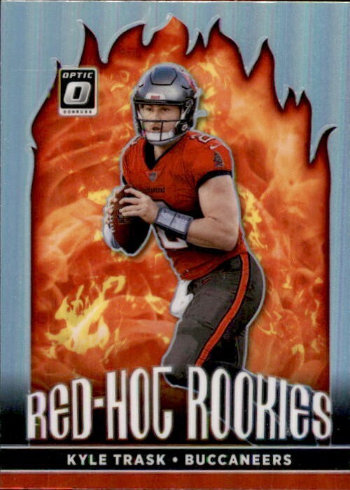 Kyle Trask 2021 Donruss Optic Red Hot Rookies Silver Prizm #RHR-5 Buccaneers RC