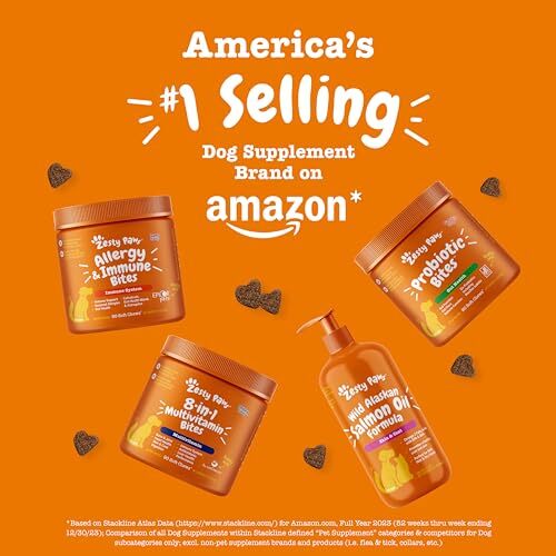 Zesty Paws Omega 3 Alaskan Fish Oil Chew Treats for Dogs with AlaskOmega for E eBay