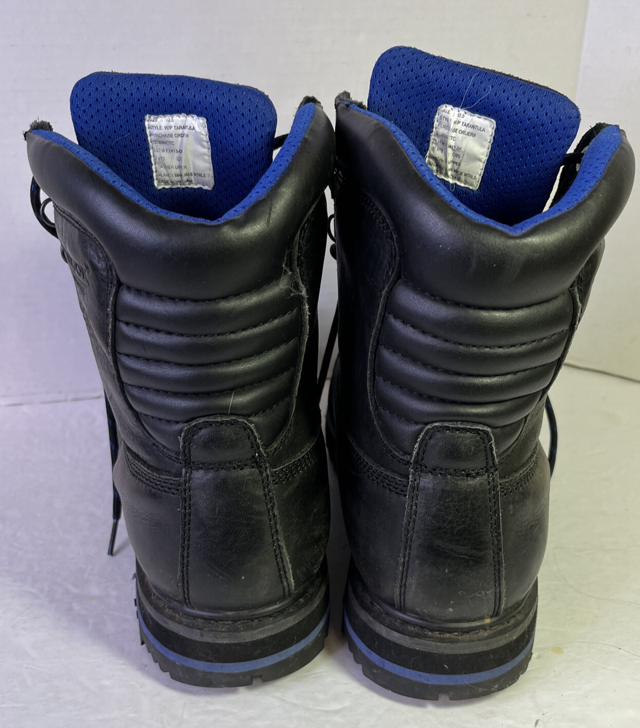 CHINOOK BLACK TRANTULA STEEL TOE PPE/OSHA MEN'S WORK BOOTS 10.5 EUC eBay