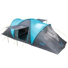 Skandika Hammerfest 4 Sleeper Protect Family Tent Dome 2 Cabins blue NEW