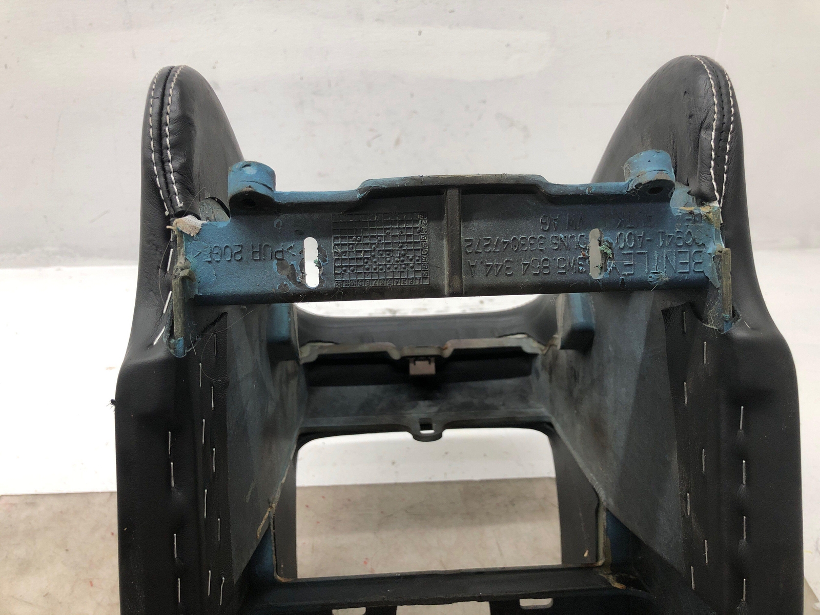 2006-2012 BENTLEY CONTINENTAL REAR CONSOLE END CAP CARRIER 3W5864344A *INDENTS*