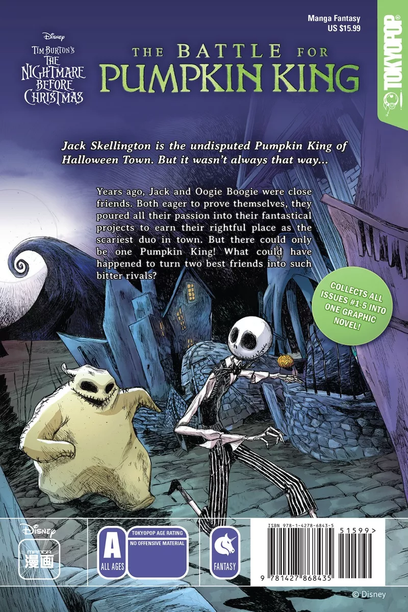 The Nightmare Before Christmas: The Battle For Pumpkin King Graphic Novel