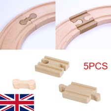 Wooden Train Track Connectors Compatible For Brio / IKEA / BigJigs Male Female