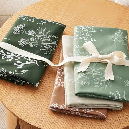  Juego de edredón - Edredón verde oliva oscuro, doble/doble XL 25 - verde oliva oscuro Foto 2 de 4