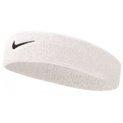 Nike Sweat Swoosh Headbands in White and Black RRP