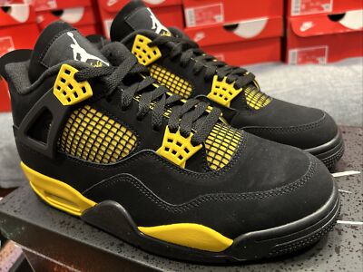 Air Jordan 4 Retro “Thunder” Black/Tour Yellow - Men's Size 9.5 | eBay Air Jordan 4 Retro “Thunder” Black/Tour Yellow - Men's Size 9.5 | eBay