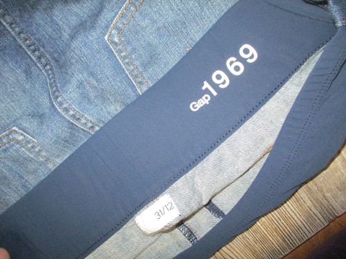 Gap 1969 Womens Maternity Darkwash Denim Blue Jean Skirt Size 31 12 Monroe - Picture 3 of 9