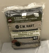 CW Hart Thermal Base Layer Set Top and Bottom Mens 2XL