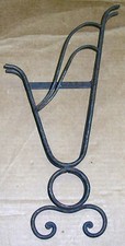 WROUGHT IRON WALL HANGER, ASSORTMENT OF DIFFRONT THINGS.