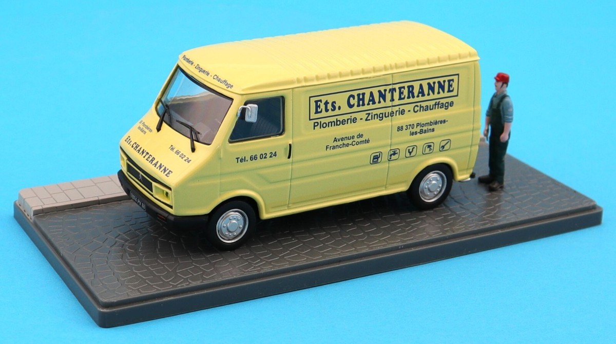 Modèle Réduit Citroën C35 Plombier - Échelle 1/43 - Métal Zamac - Collection Utilitaire (PUM17)