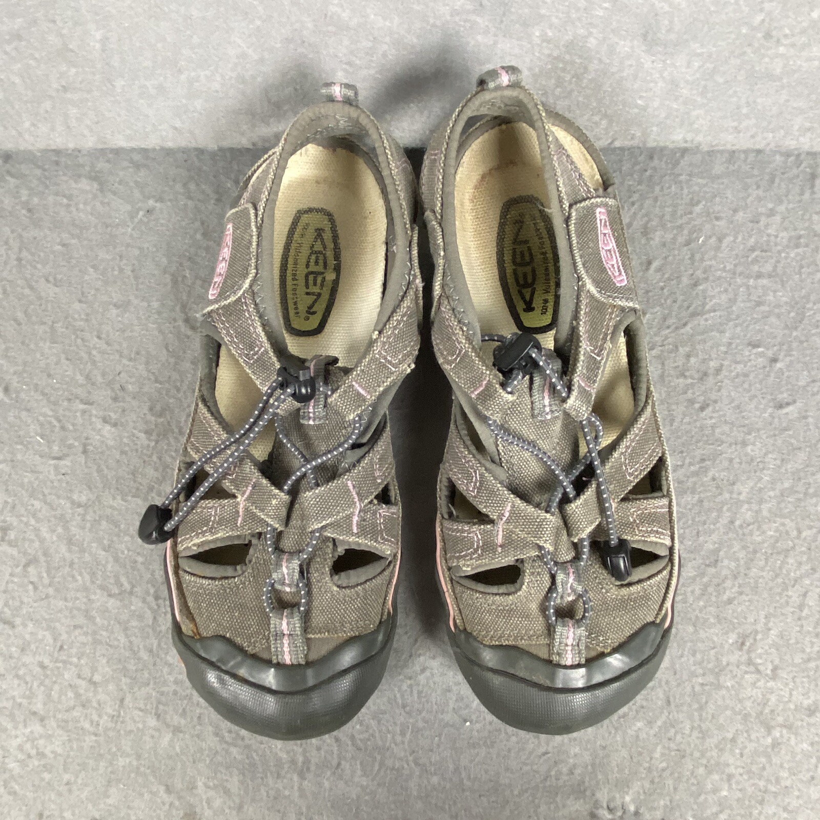 Keen Sandali Donna 7 5 Sussurri Sport Escursionismo Outdoor Scarpe Rosa Abbronzato Regolabili