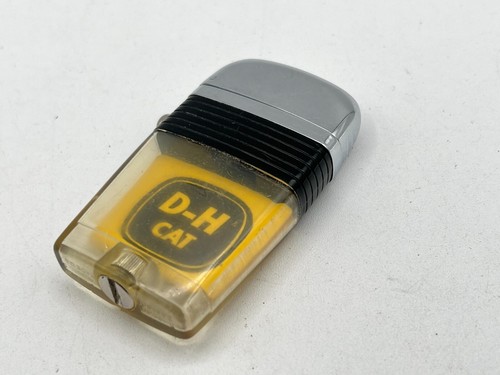 Vintage Scripto D-H Cat Dean-Hanes Machinery VU-Lighter w/ Black Band READ AS-IS - Picture 3 of 13