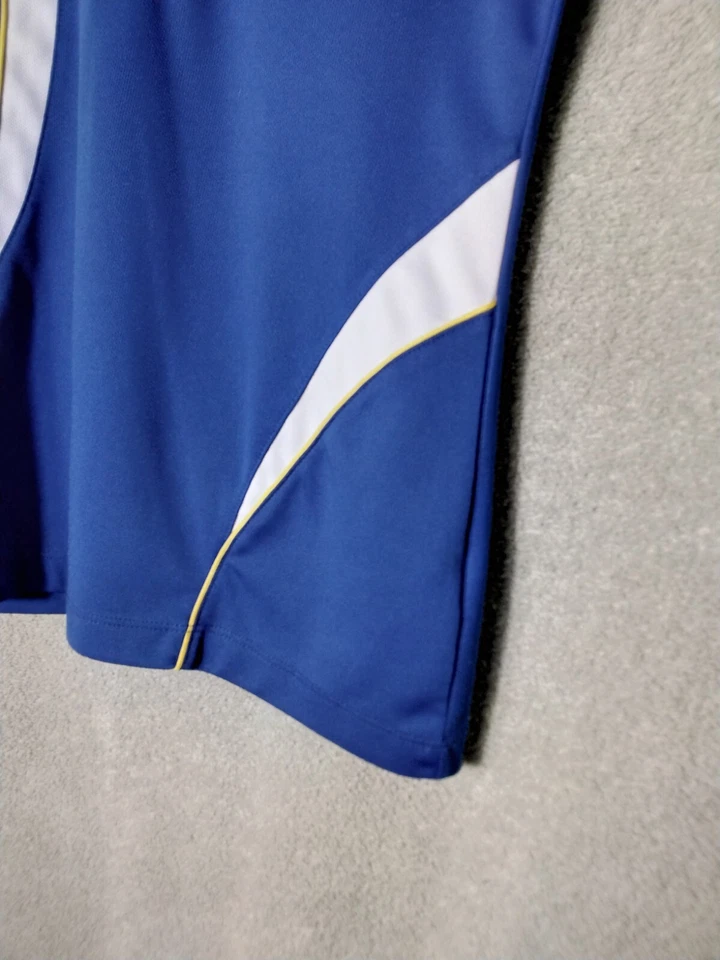 Camiseta sin mangas de golf EP Pro Tour Tech para mujer talla S azul blanco a rayas sin mangas cremallera Foto 2 de 4