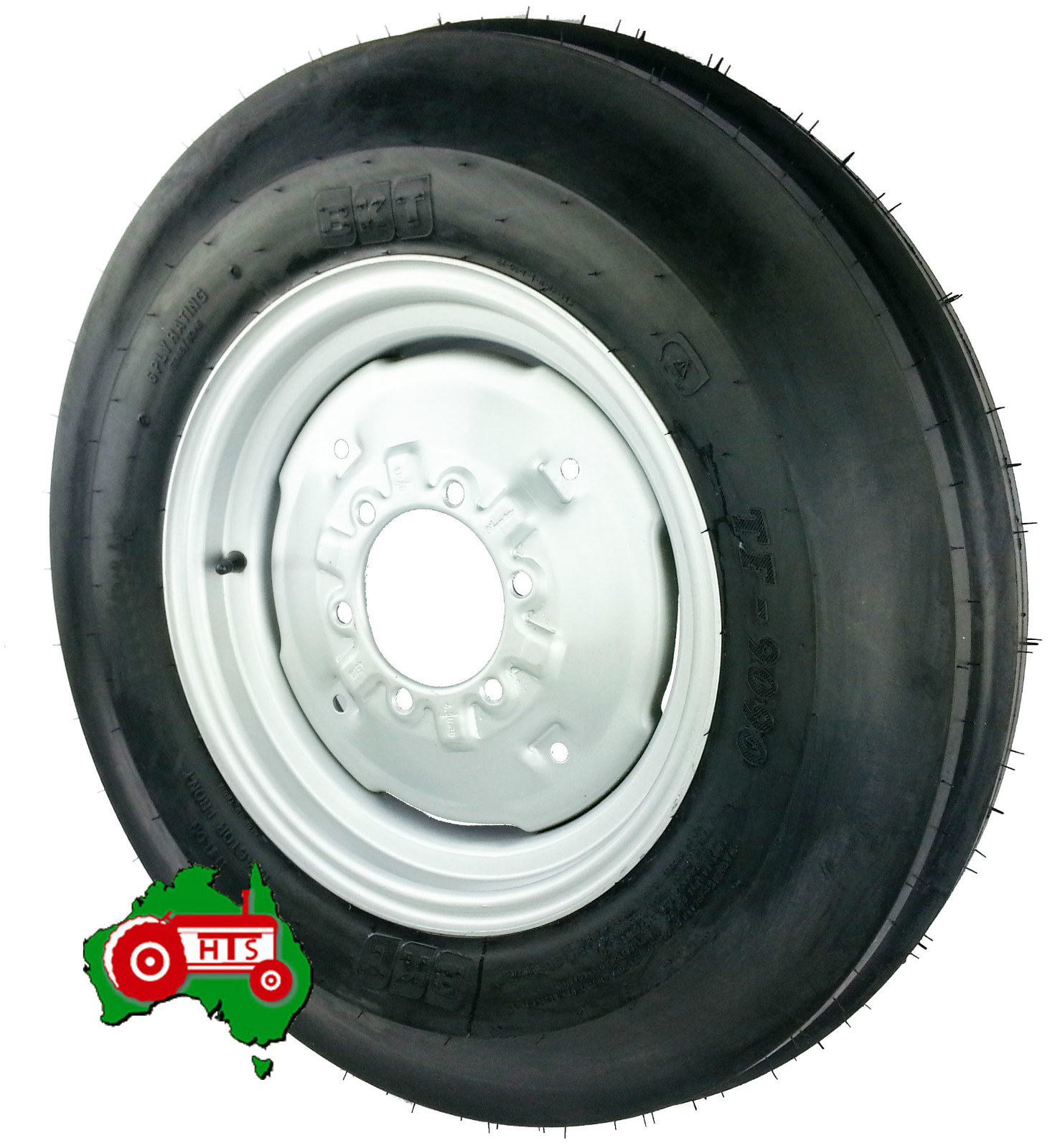 Front Tyre Rim Tube Complete Wheel 750X16 Fits for Massey Ferguson 3080 ...