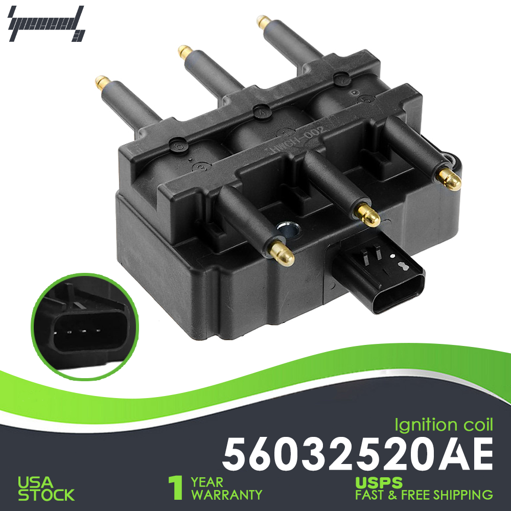 Ignition Coil 56032520AE For Chrysler Dodge Grand Caravan Jeep Wrangler 3.8 V6