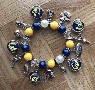Cal Bears Charm Bracelet