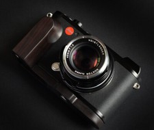Handmade Blackwood Wood Handle Grip L Plate Holder Baseplate for Leica CL Camera