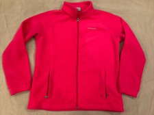 Columbia jacket XL girls pink fleece full zip