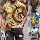 Short Sleeve Geometric T-Shirts for Men