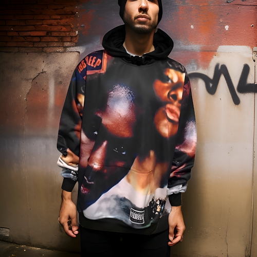 *THE INFAMOUS* 1995 ALBUM COVER HOODY & FACE COVERING (1995 ALBUM COVER) - Picture 6 of 10