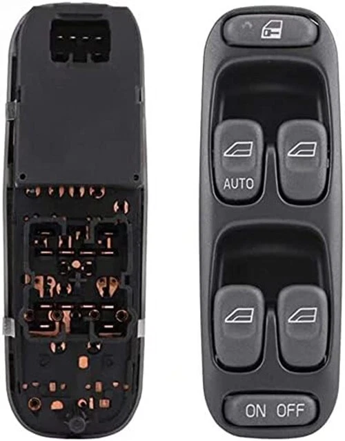 NUEVO Interruptor maestro de ventana eléctrica lado del conductor delantero izquierdo para Volvo S70 V70 1998-2000 Foto 2 de 4
