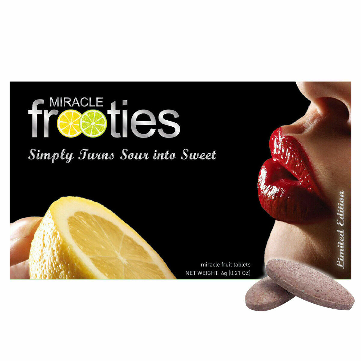Miracle Frooties Berry Fruit Tablets Large XL - 2 Packs, Sugar-Free, Non-GMO