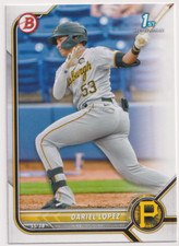 2022 Bowman #BP-56 Dariel Lopez FB Pittsburgh Pirates