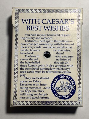 その他 VINTAGE SAHARA TAHOE DECK PLAYING CARDS Official Playing Cards HOTEL SAHARA Lake Tahoe Casino Bee