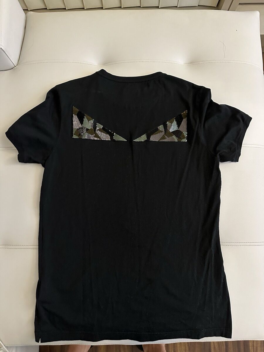 Fendi Men's Monster Eyes Slim T-Shirt Size L | eBay Fendi Men's Monster Eyes Slim T-Shirt Size L | eBay
