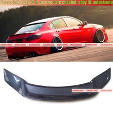For 2013-2017 Honda Accord 4dr Sedan Carbon Fiber Rear Trunk Spoiler Lid Wing For 2013-2017 Honda Accord 4dr Sedan Carbon Fiber Rear Trunk Spoiler Lid Wing