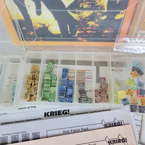 KRIEG! WWII in Europe & North Africa 1996 1st Decision Games edition - Picture 10 of 12
