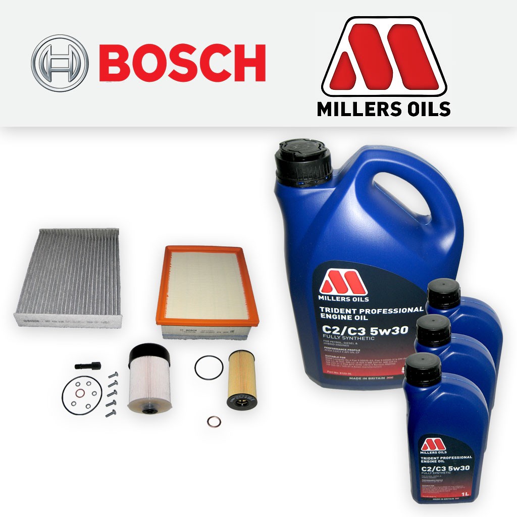 SERVICE KIT for OPEL VAUXHALL VIVARO B 1.6 CDTI OIL AIR FUEL CABIN FILTERS +OIL