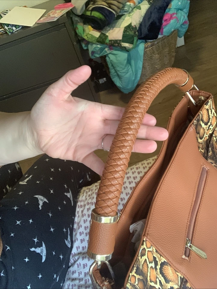 Michael Kors Rope Handle Python Print Large Tote Bag - Image 3 of 4